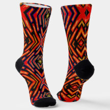 Rojo Fuego Naranja Negro