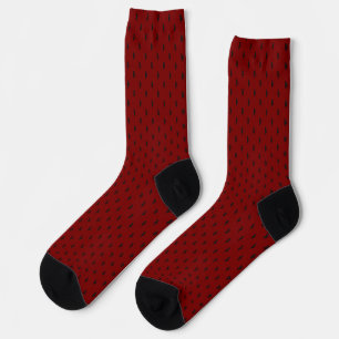 calcetines rojos patrón Blinky el murciélago figde