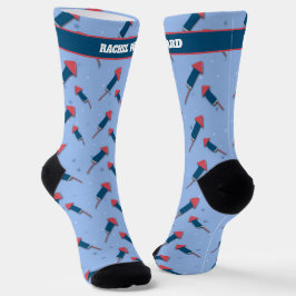 Calcetines rojos y azules del 4 de julio