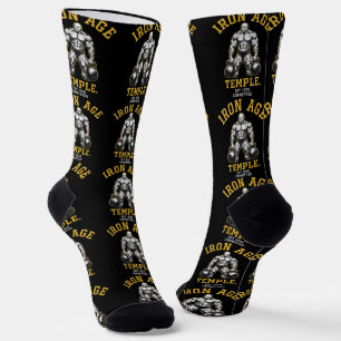 Calcetines Ron Age Temple Est 1978 Comprometido Gimnasio Vi