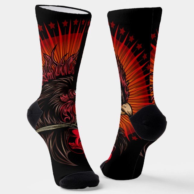 Calcetines Rooster de boxeo (Angular)