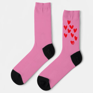 Calcetines Rosa Corazón de Amor
