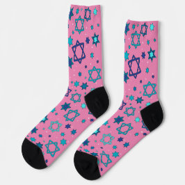 Calcetines Rosa - Estrella de David Socks