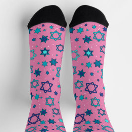 Calcetines Rosa - Estrella de David Socks