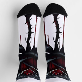 Calcetines Rosa negro de Eerie