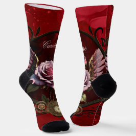 Calcetines Rosa Steampunk