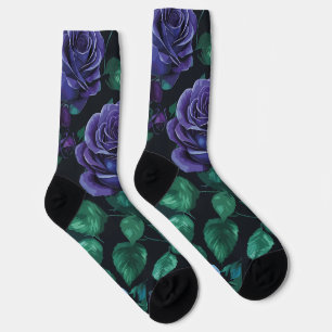 Calcetines Rosas azules