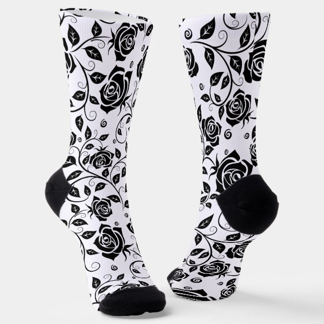 Calcetines Rosas negros (Angular)