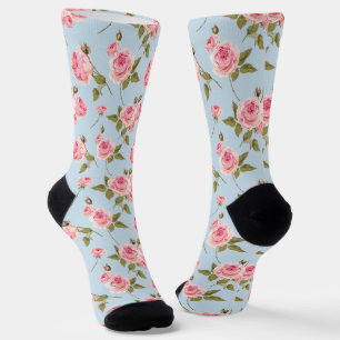 Calcetines Roses & Polka Dots Pattern
