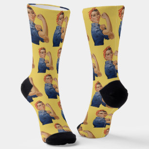 Calcetines Rosie la Remachadora Patriótica Vintage, ¡Podemos 