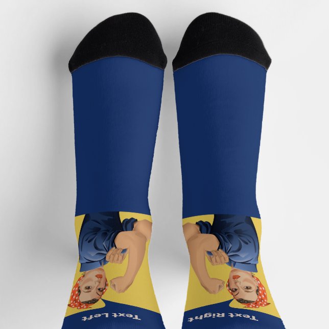 Calcetines Rosie the Riveter (Arriba)