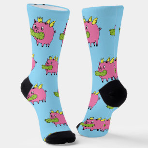 Calcetines Royal Pickle Pig Socks Criatura de Fantasía Dive