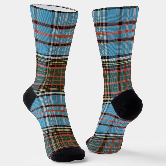 Calcetines Rustic Plaid Elegant Anderson Tartan (Angular)