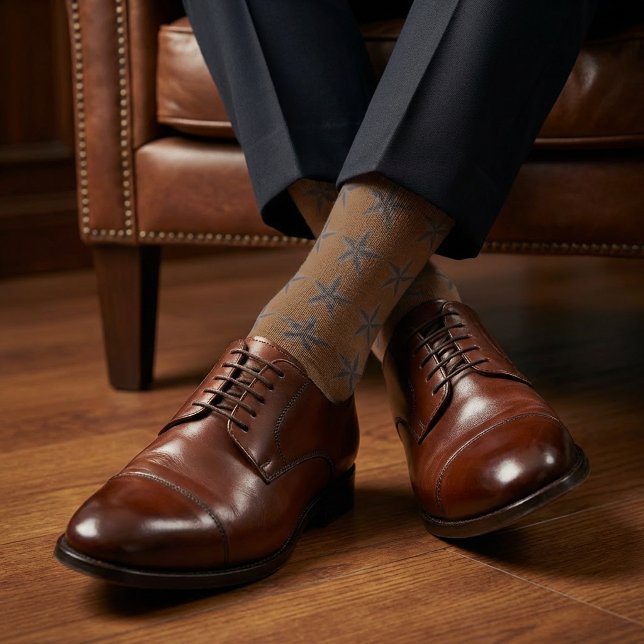 Calcetines Rustic Western Plain Stars Socks (Subido por el creador)