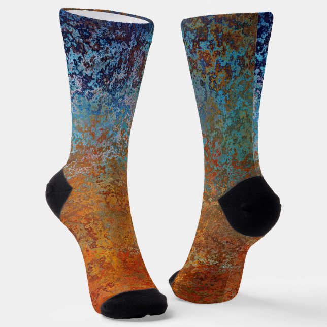 Calcetines Rusty, Verdigris, Grunge Steampunk (Angular)