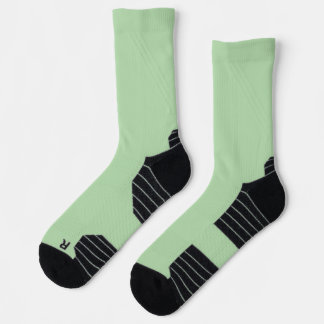 Calcetines Sage Green High Performance Athletic Crew Socks