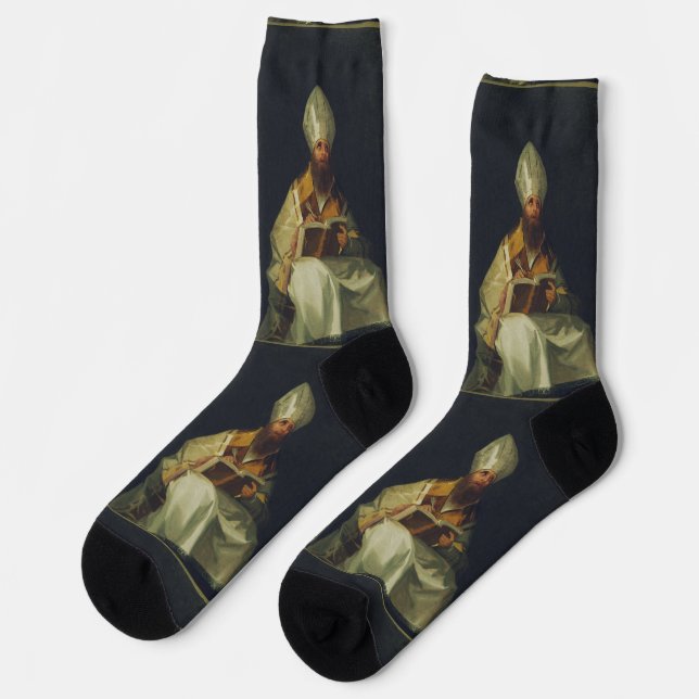 Calcetines Saint Ambrose by Francisco de Goya (Izquierda)