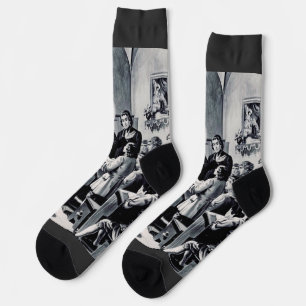 Calcetines San Luis de Montfort sacerdote francés