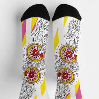 Calcetines Sana Tarot - Two of Pentacles