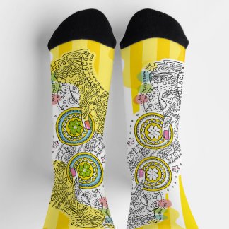 Calcetines Sana Tarot - Two of Pentacles