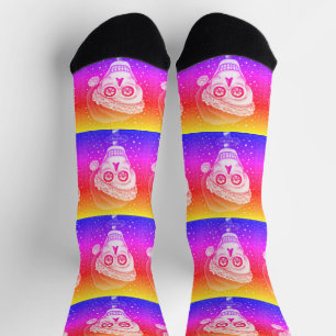 CALCETINES SANTA CALAVERA DEAD HEAD, ESQUELETO DE NAVIDAD ARC