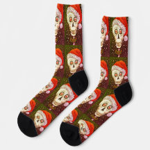SANTA CALAVERA DEAD HEAD, HUMOR DE ESQUELETO NAVID