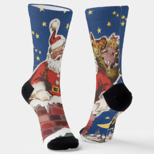 Calcetines Santa Claus antiguo, Era la Noche Antes de Navidad