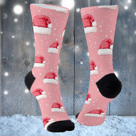 Calcetines Santa Hat y Snowflake
