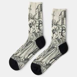 Calcetines Santa Úrsula virgen y mártir