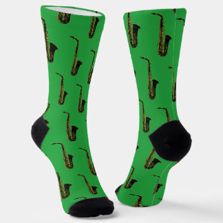 Calcetines Saxofón Alto en Verde