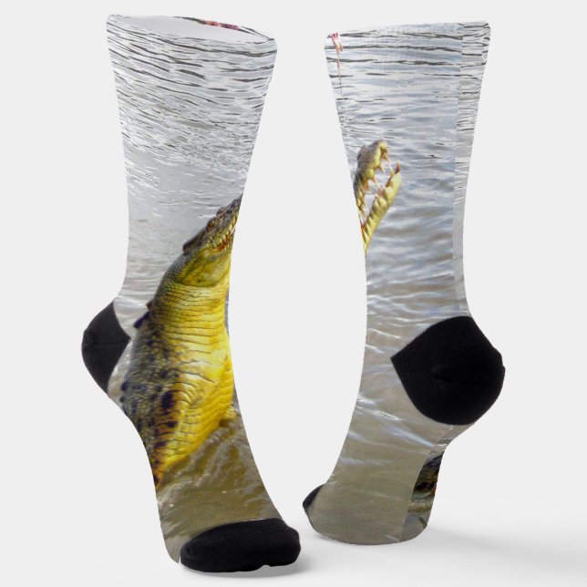 Calcetines Scary Snappers: El Salto del Cocodrilo, (Angular)