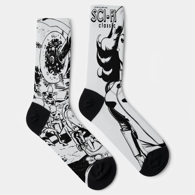 Calcetines SCI-FI Classic Lite Grey Socks (Derecha)