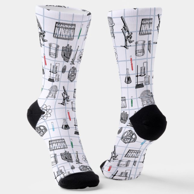 Calcetines Science Chemistry Scientist Pattern (Angular)
