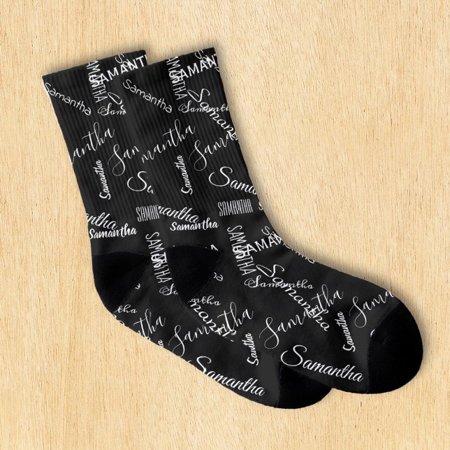 Calcetines Script de nombre personalizado personalizado perso (Subido por el creador)