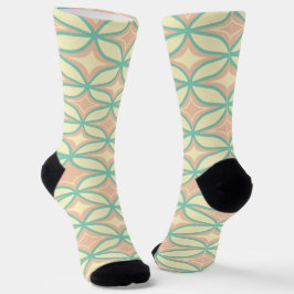 Calcetines  Seamless geometric pattern in diamond shapes 