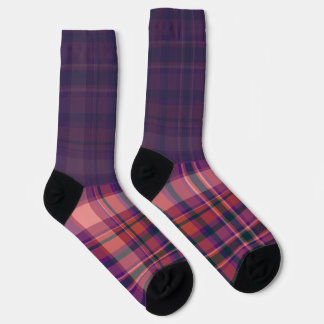 Calcetines Secretly Wild dark purple plaid