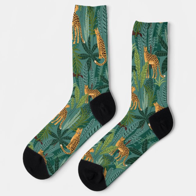 Calcetines Selva Lush Leopard (Izquierda)
