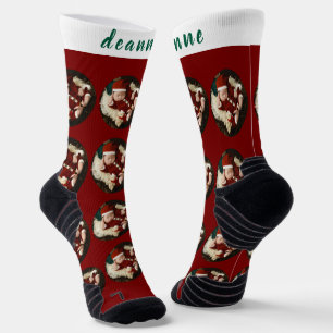 Calcetines Sencilla elegancia de Navidades divertidos foto fa