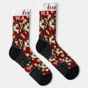 Calcetines Sencilla elegancia de Navidades divertidos foto fa