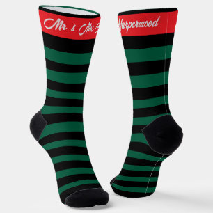 Calcetines Sencilla Elegante primera Navidad pareja Sr y Sra
