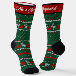 Calcetines Sencillo y elegante Navidad de suéter