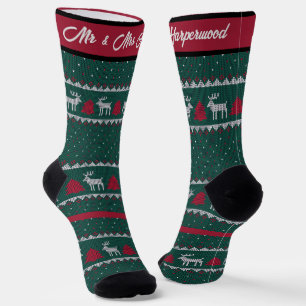 Calcetines Sencillo y elegante Navidad de suéter