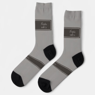 Calcetines Serious Classic Minimal Simple Grey