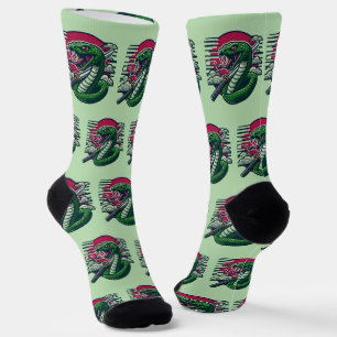 Calcetines Serpiente verde