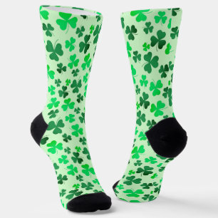Calcetines Shamrock Clover Green Happy St Patrick's Day Irish