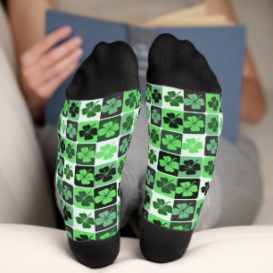 Calcetines Shamrock en mosaico