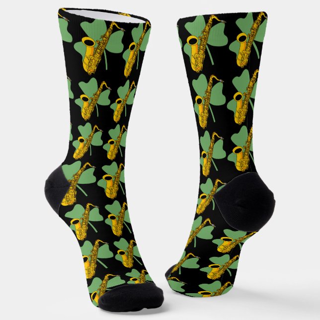 Calcetines Shamrock saxofón (Angular)