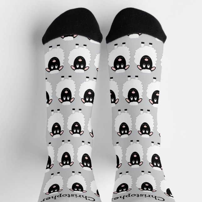 Calcetines Sheep Design Personalised (Arriba)
