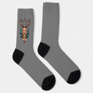 Calcetines Siempre juntos estilo de tatuaje de escaño y de vi