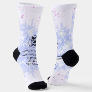 Calcetines simple mínimo añadir el logotipo/diseño aquí nombr